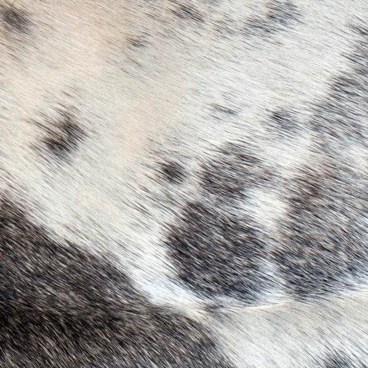 Taupe Grey & Brown Cowhide Rug 4x4 FT