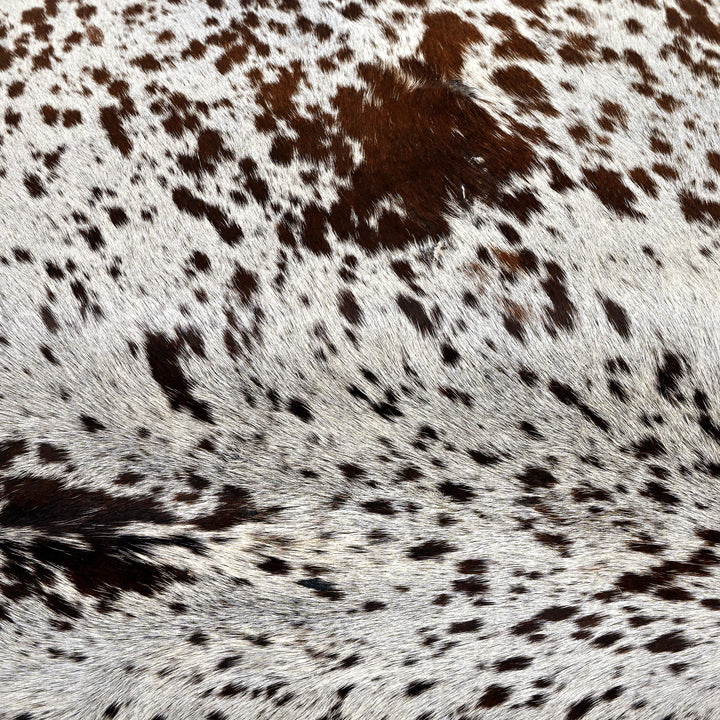 Natural Cowhide Ottoman Stool