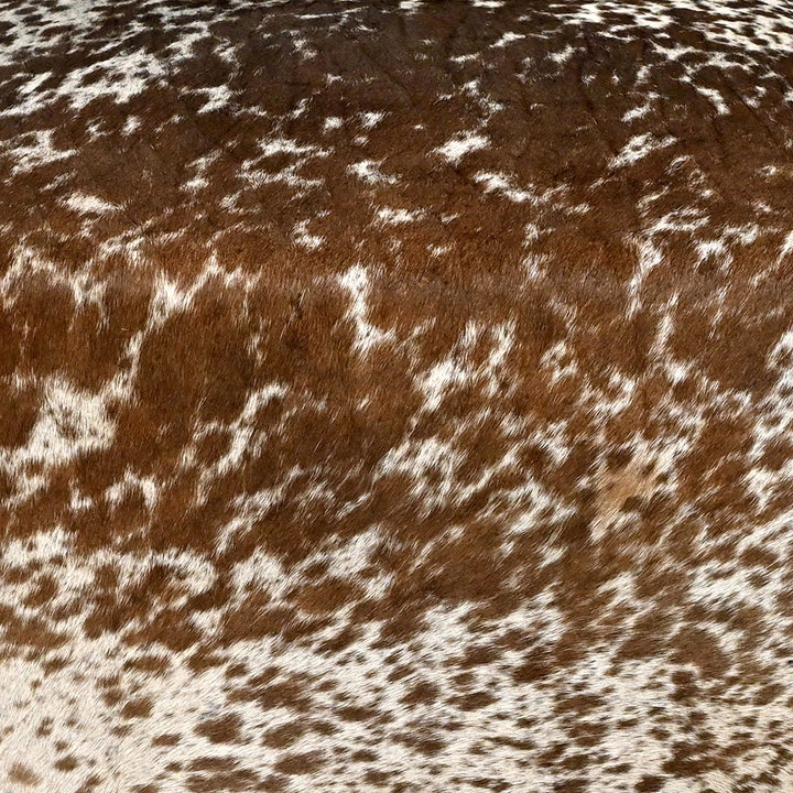 Natural Cowhide Ottoman Stool