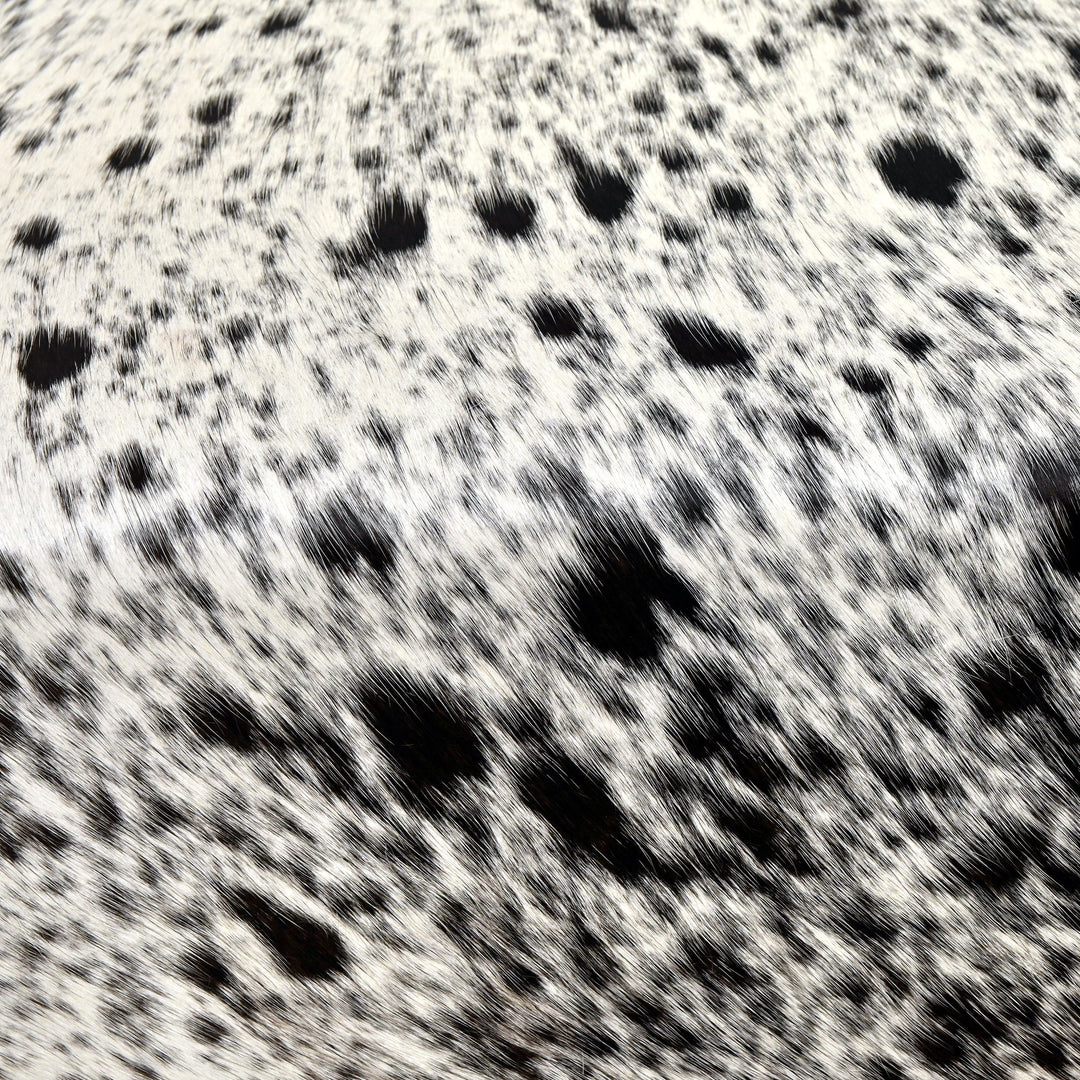 Natural Cowhide Ottoman Stool