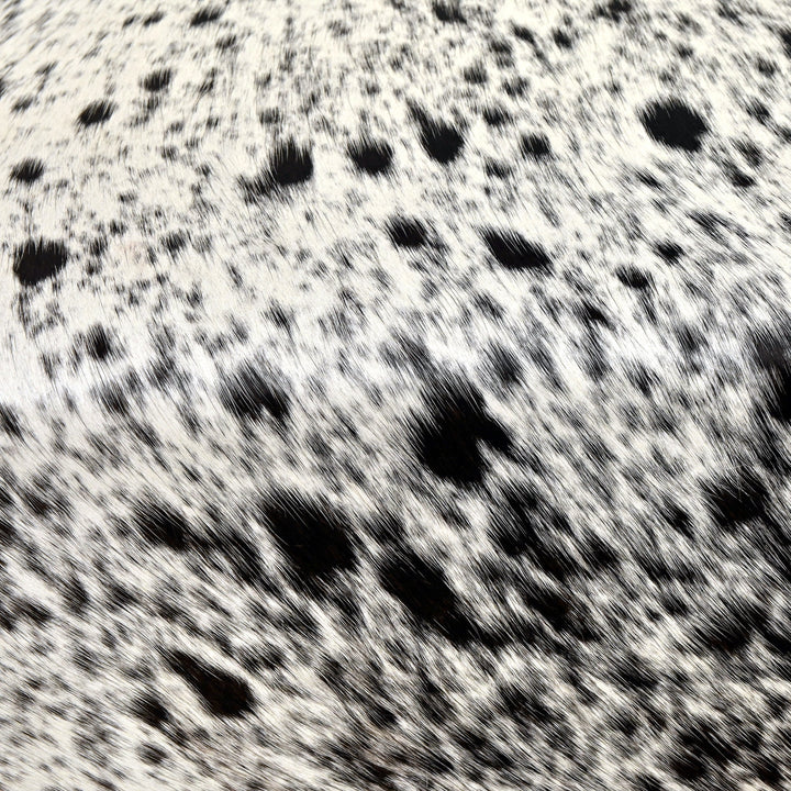 Natural Cowhide Ottoman Stool