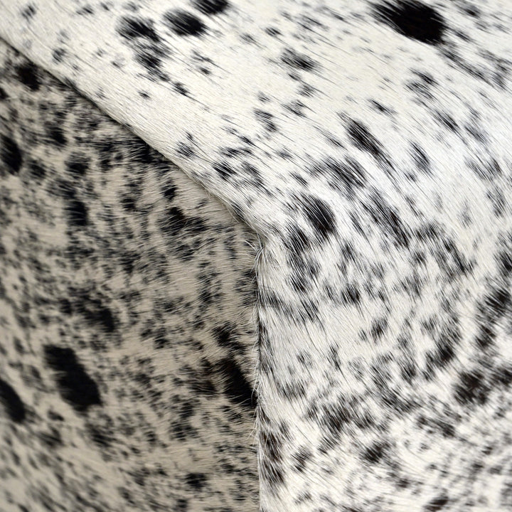 Natural Cowhide Ottoman Stool