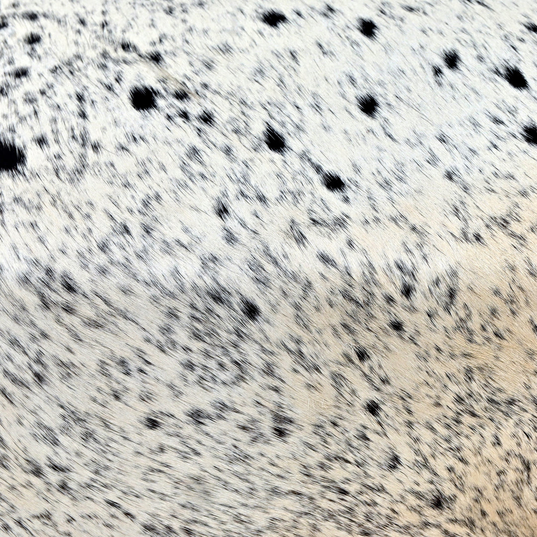 Natural Cowhide Ottoman Stool