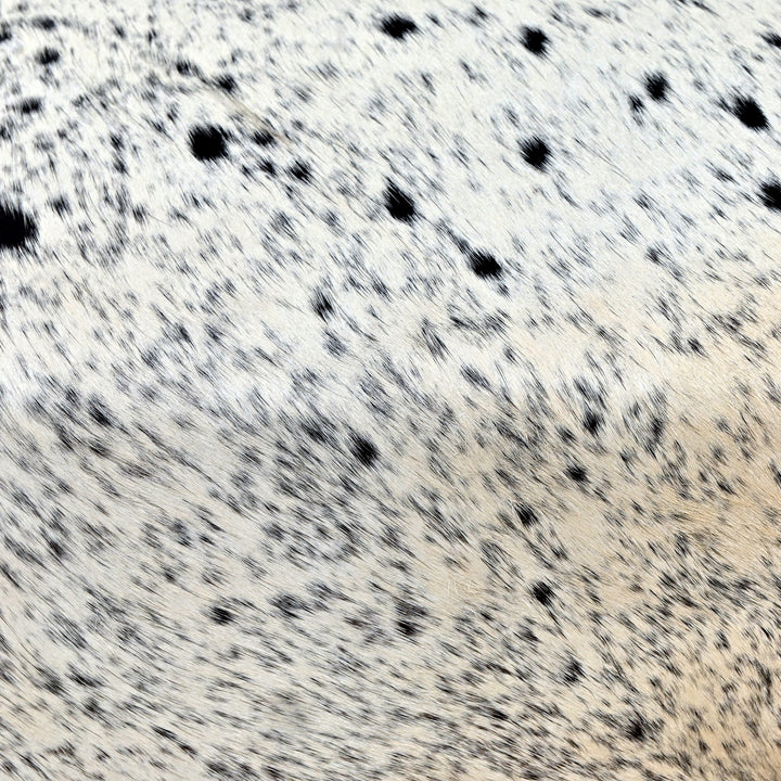 Natural Cowhide Ottoman Stool