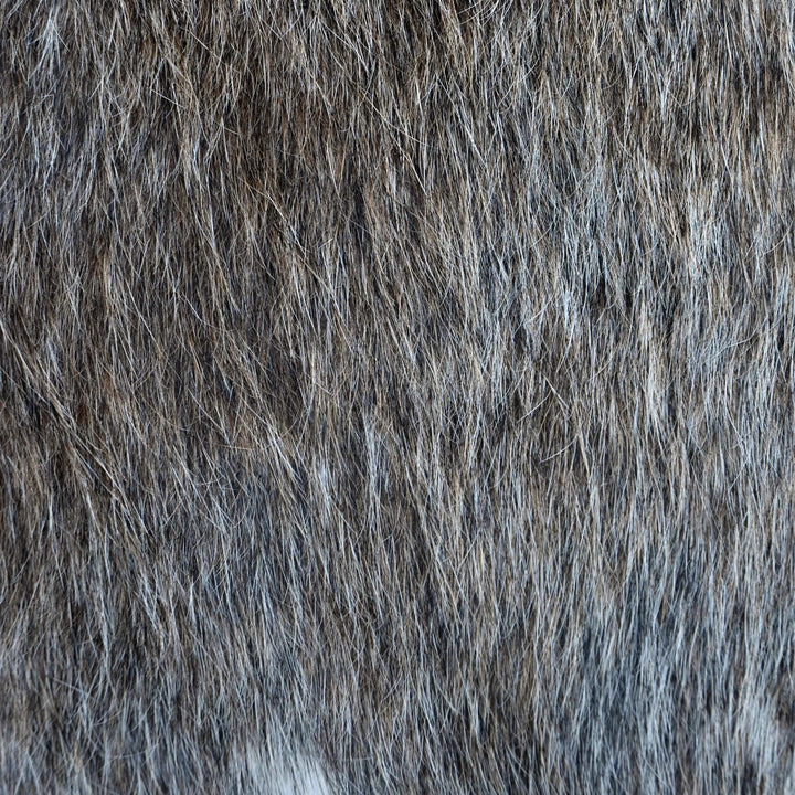 Grey Speckled Cowhide Rug 4x4 FT