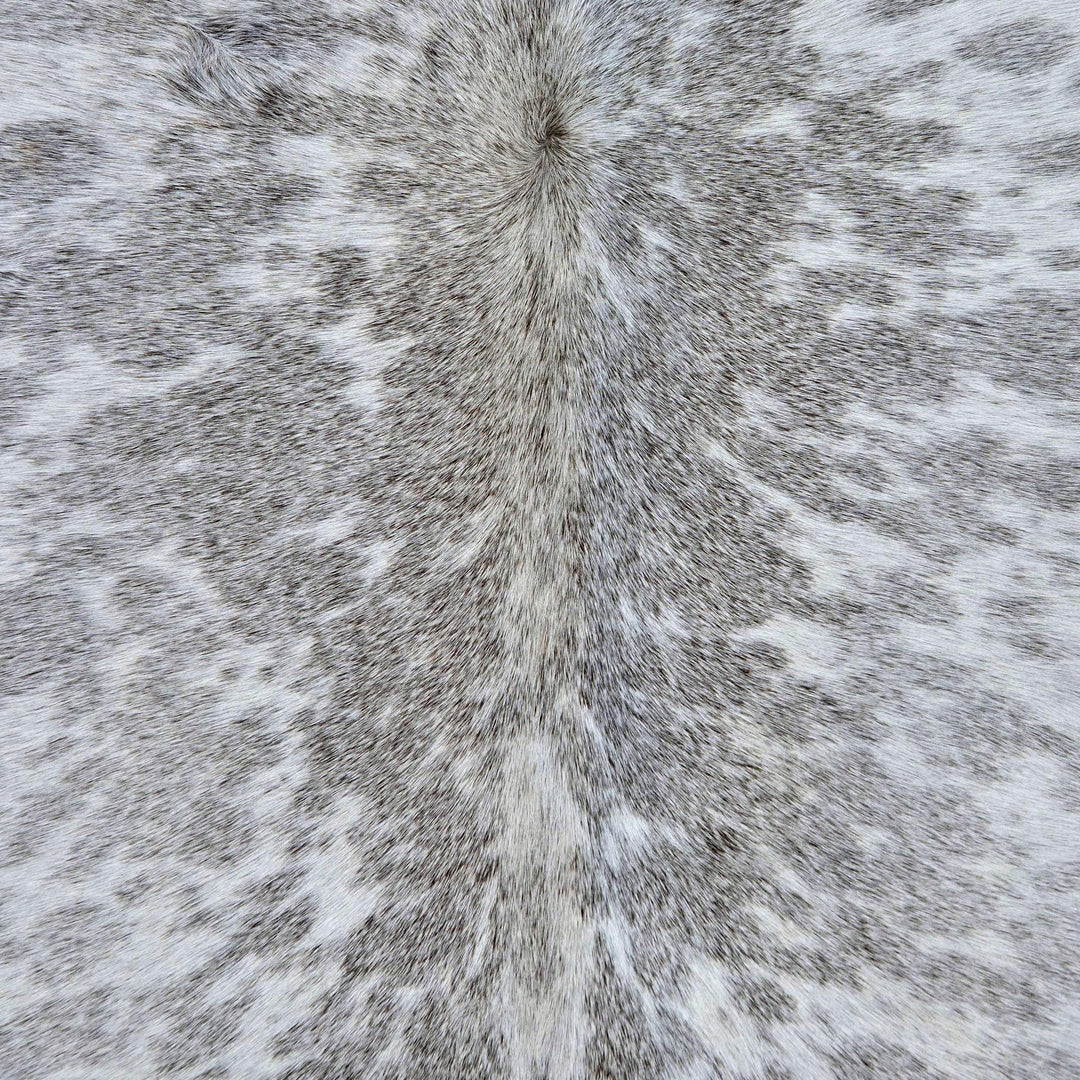 Light Grey Spotted Cow Hide 5x5 FT