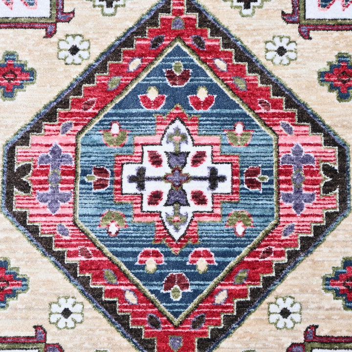 Green traditional Floral Turkish Rug 5X8 ft