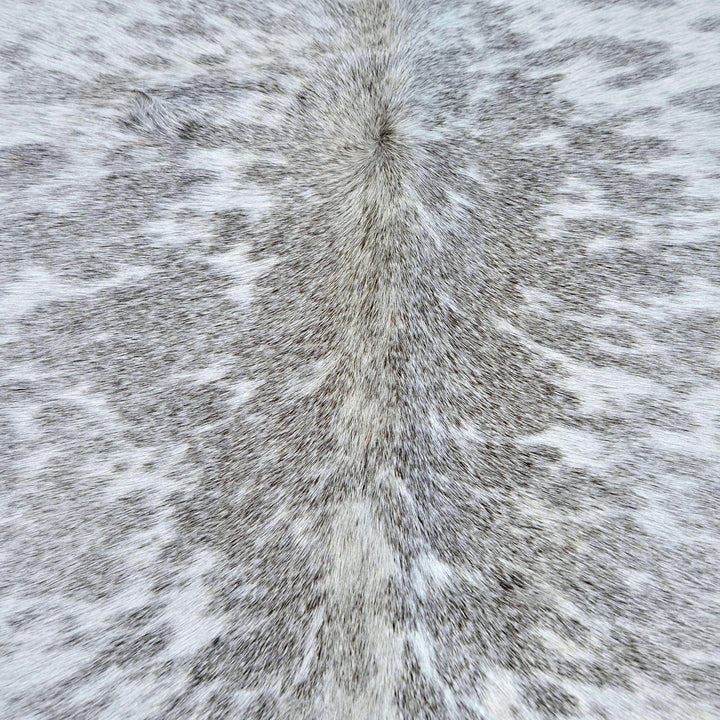 Light Grey Spotted Cow Hide 5x5 FT