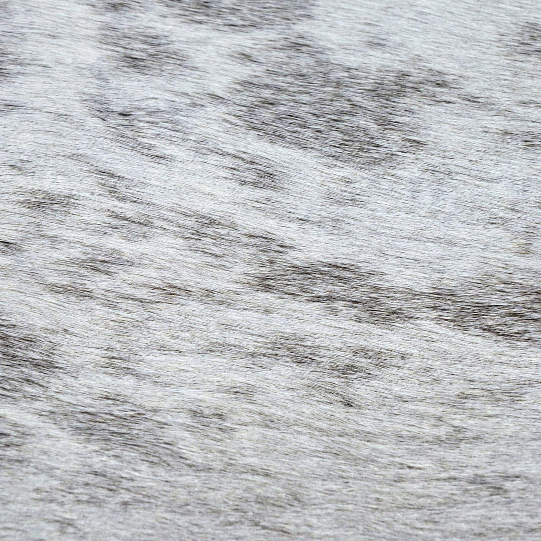 Light Grey Spotted Cow Hide 5x5 FT