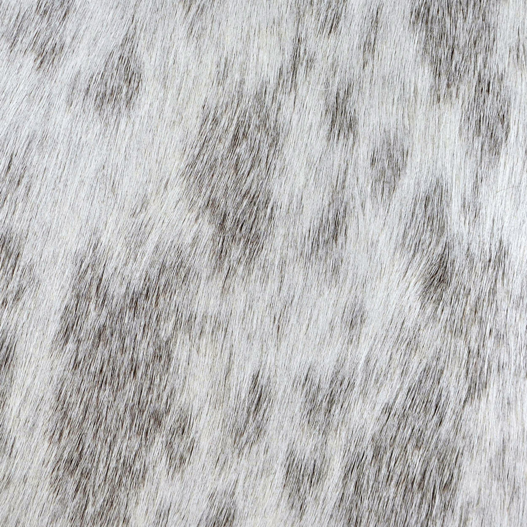 Light Grey Spotted Cow Hide 5x5 FT
