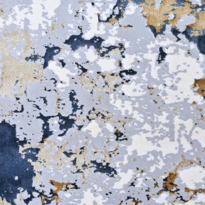 Grey Abstract Turkish Rug 5X8 ft
