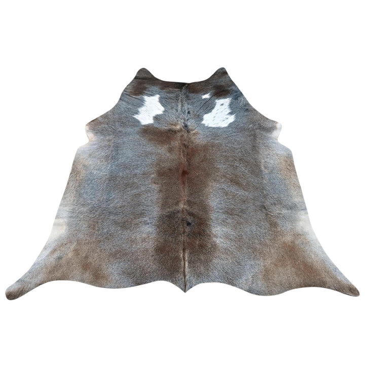 Grey & Brown Brindle Cowhide 4.5X5 FT