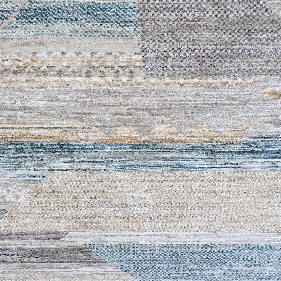 Beige Abstarct Turkish Rug 5X8 ft
