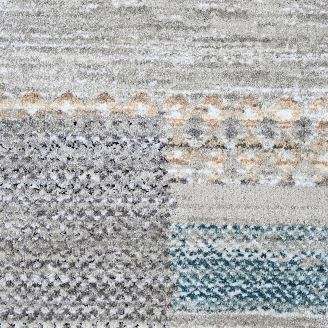 Beige Abstarct Turkish Rug 5X8 ft