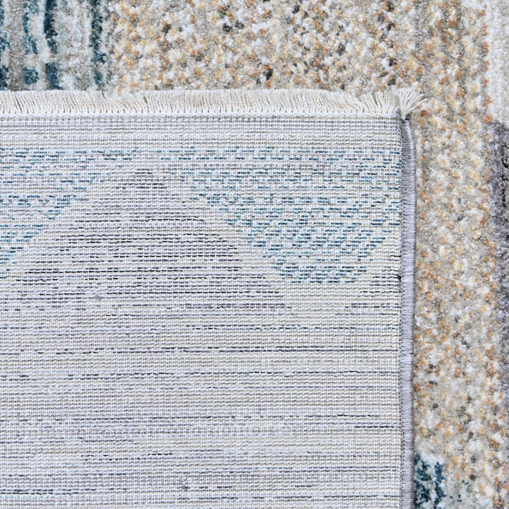 Beige Abstarct Turkish Rug 5X8 ft