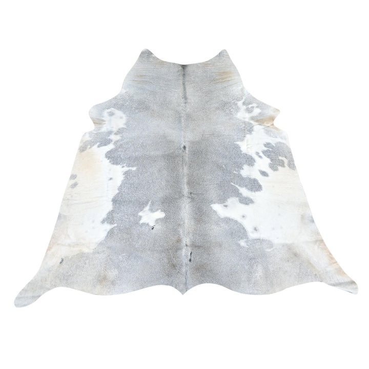 Grey & White Cow Hide 5x6 FT