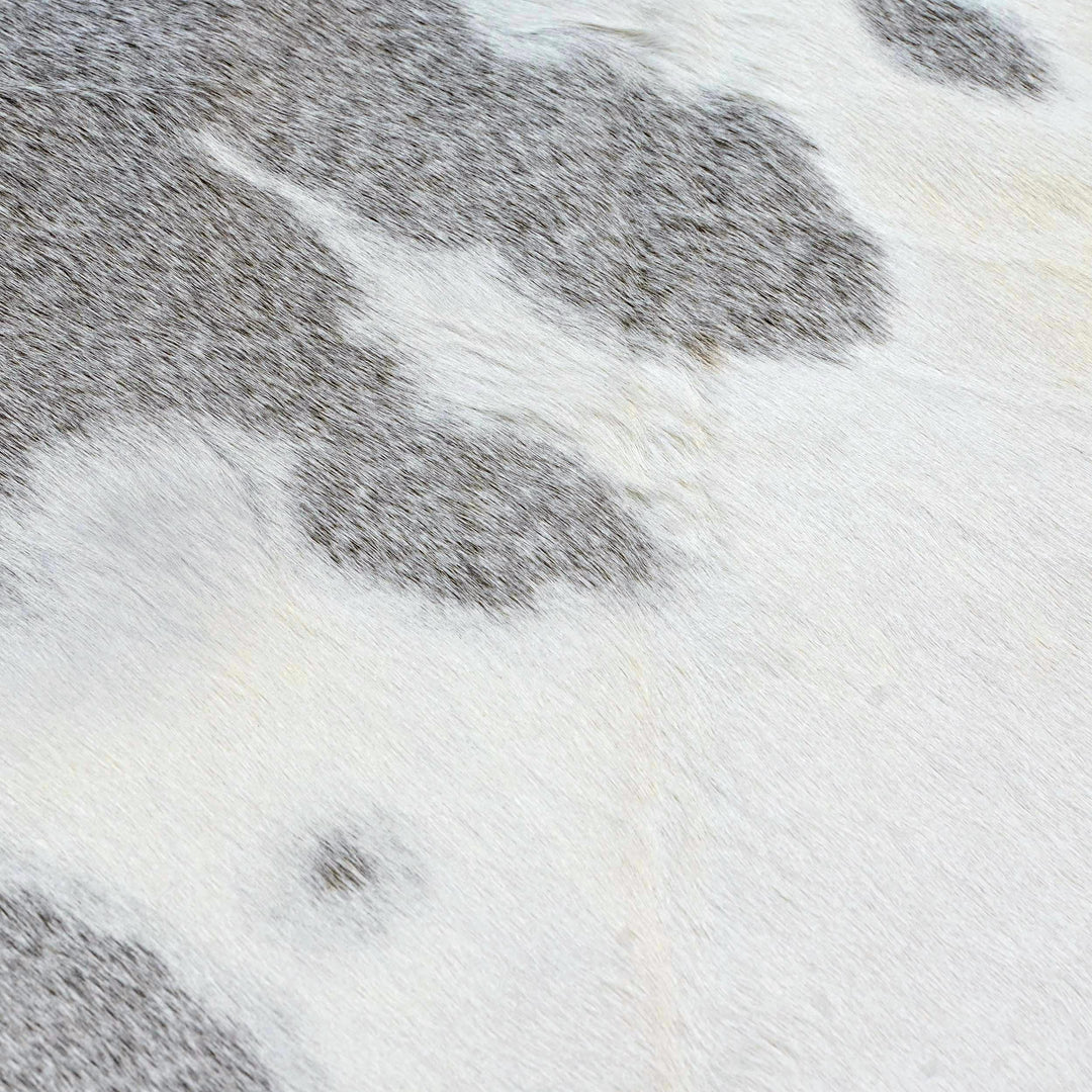 Grey & White Cow Hide 5x6 FT