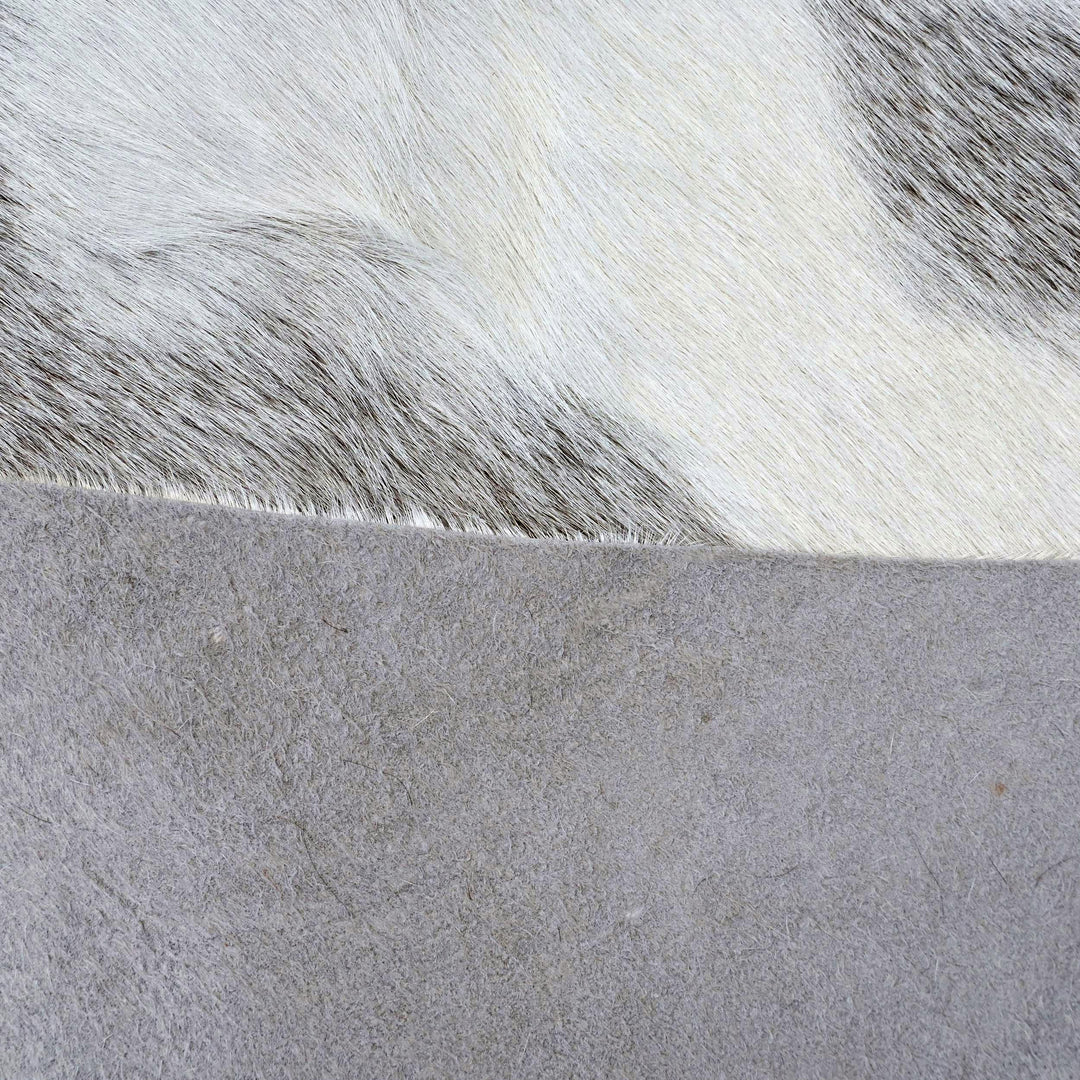 Grey & White Cow Hide 5x6 FT