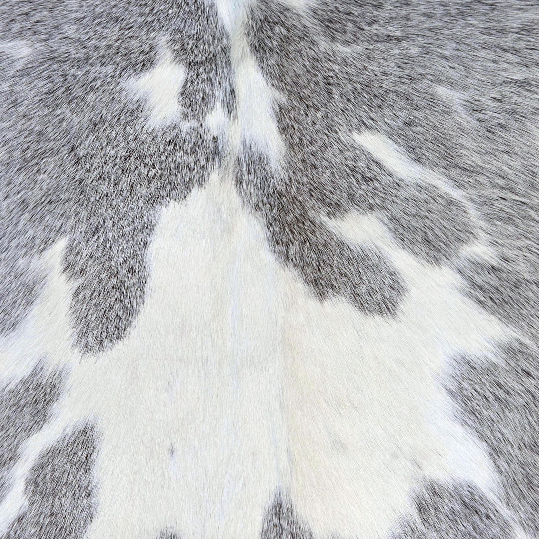 Grey & White Speckled Cow Hide 5x5 FT