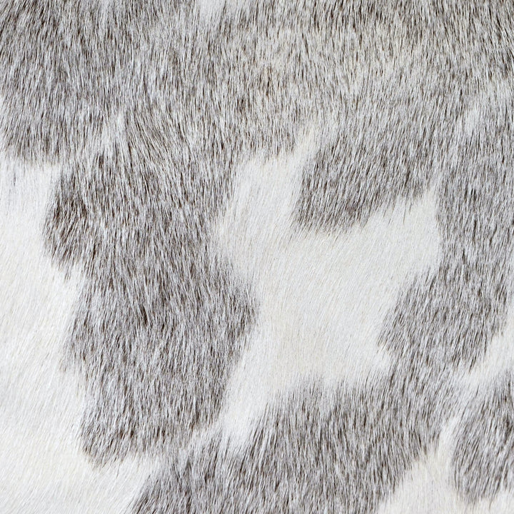 Grey & White Speckled Cow Hide 5x5 FT