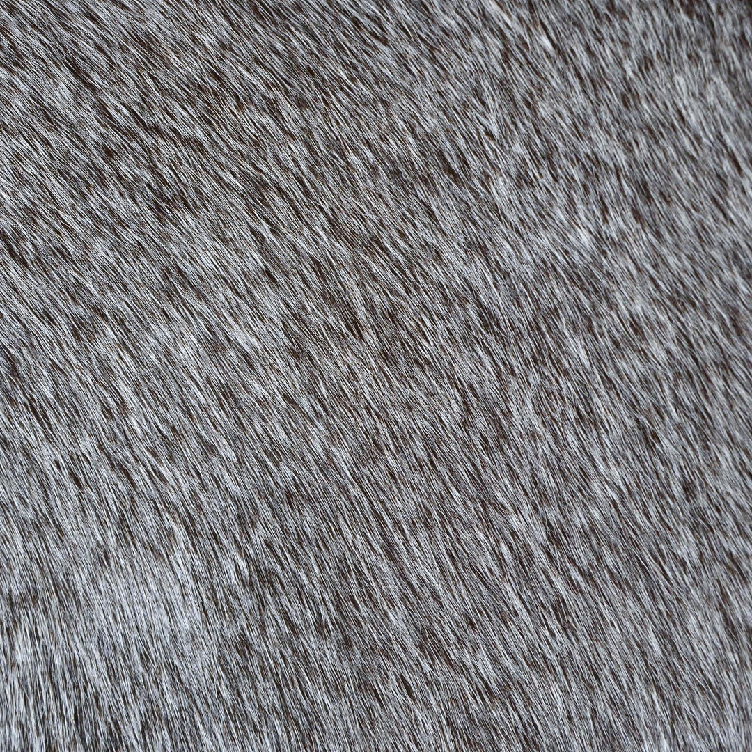 Grey & White Speckled Cow Hide 5x5 FT