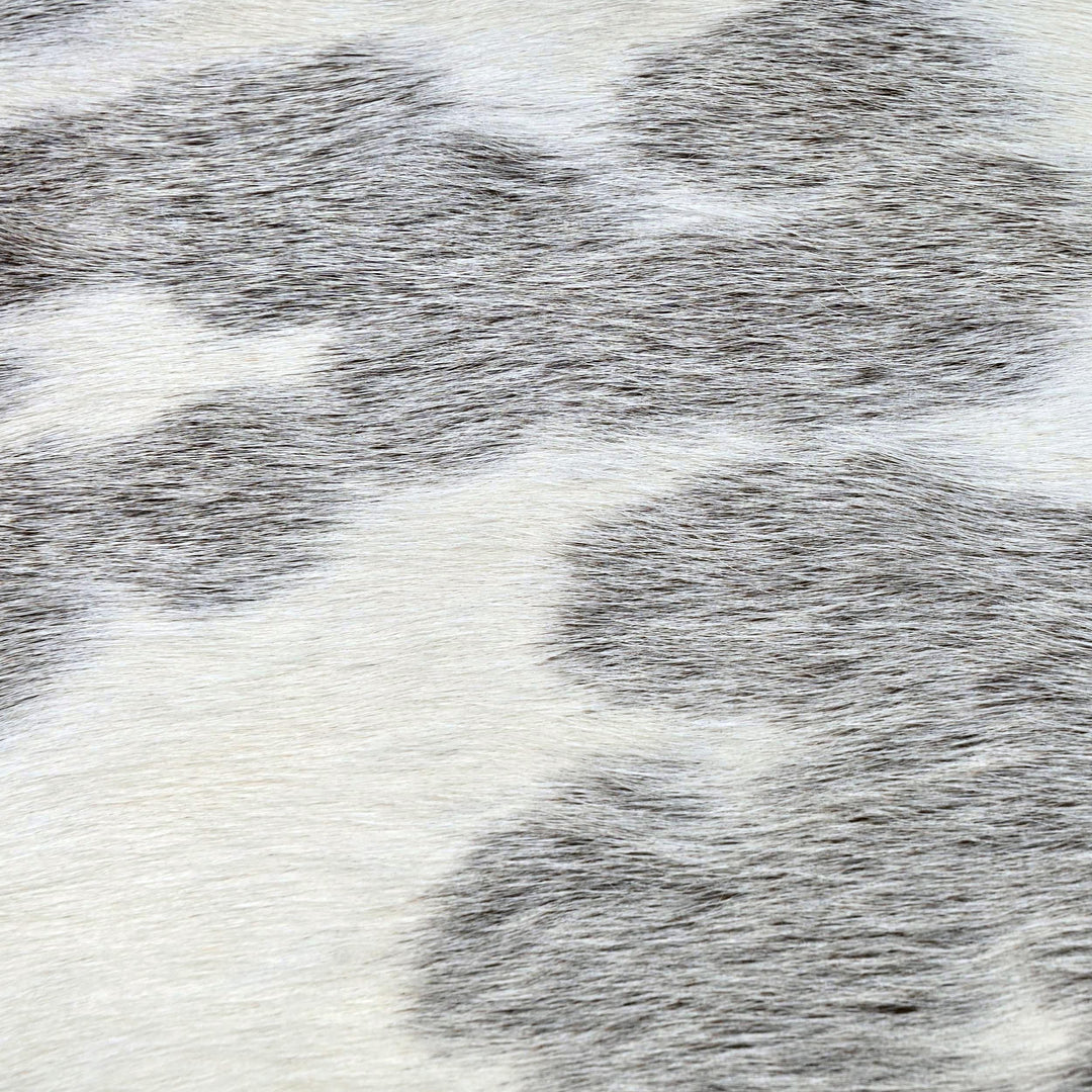 Grey & White Speckled Cow Hide 5x5 FT