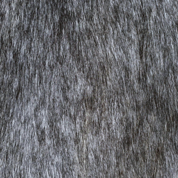 Dark Charcoal Brindle Cow Hide 5x5 FT