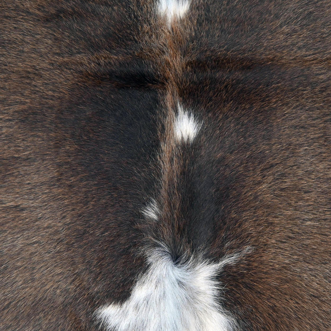 Dark Chocolate Brindle Cowhide 4.5x4.5 FT