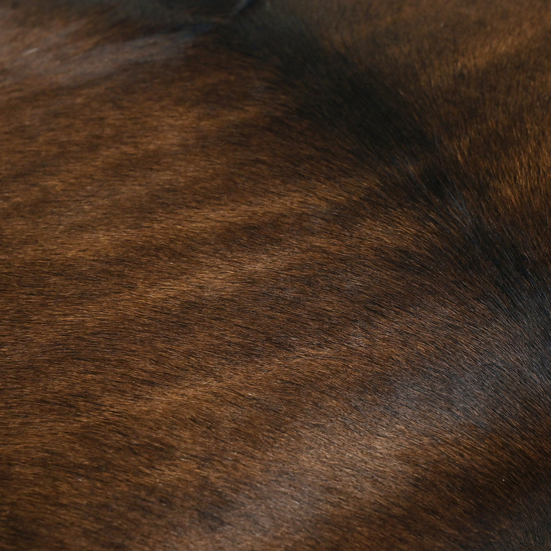 Natural Cowhide Ottoman Bar Stool