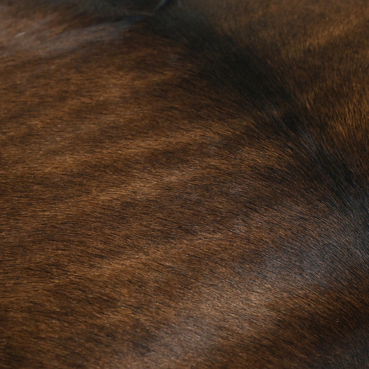 Natural Cowhide Ottoman Bar Stool