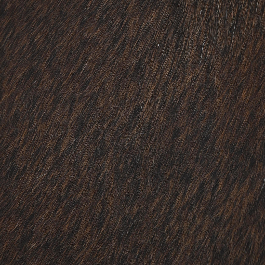 Dark Chocolate Brindle Cowhide 4.5x4.5 FT