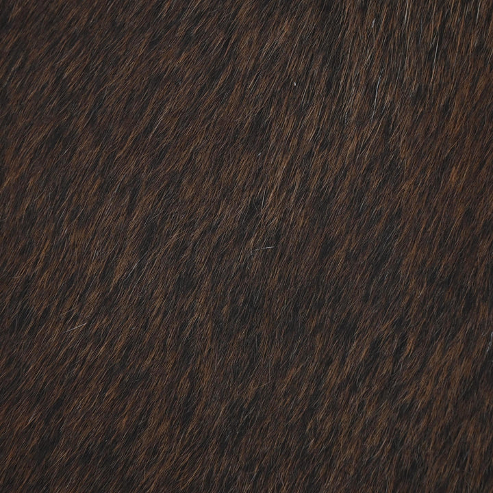 Dark Chocolate Brindle Cowhide 4.5x4.5 FT