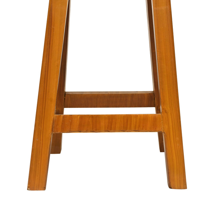 Natural Cowhide Ottoman Bar Stool