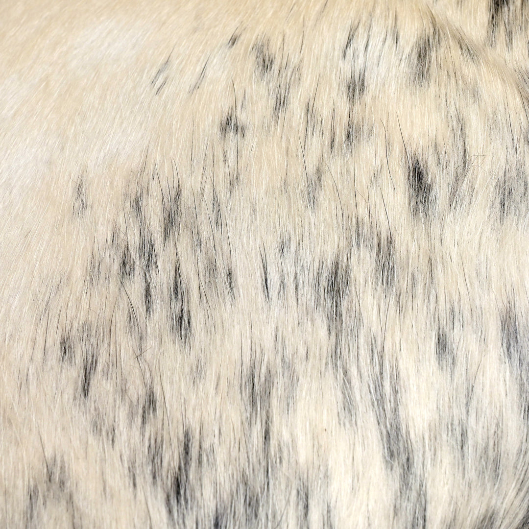 Natural Cowhide Ottoman Bar Stool