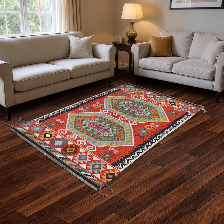 Afghani Kilim - 4x6 Ft