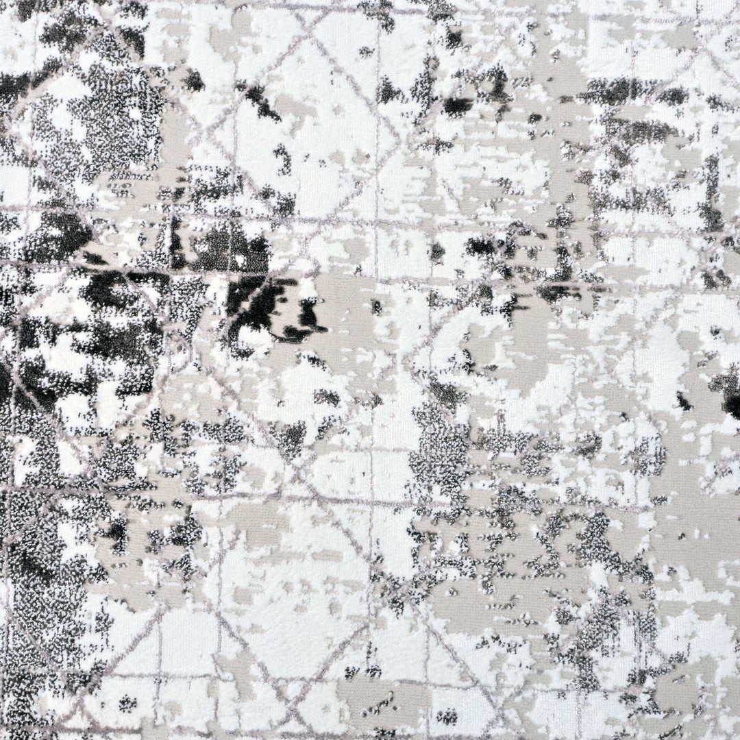 Grey Plain Turkish Rug 5X8 ft