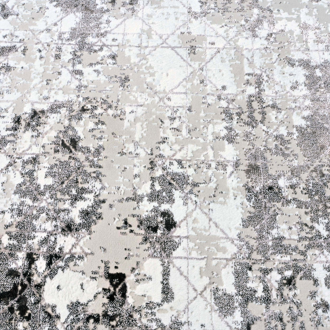 Grey Plain Turkish Rug 5X8 ft
