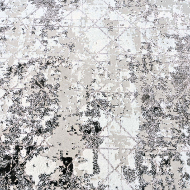 Grey Plain Turkish Rug 5X8 ft