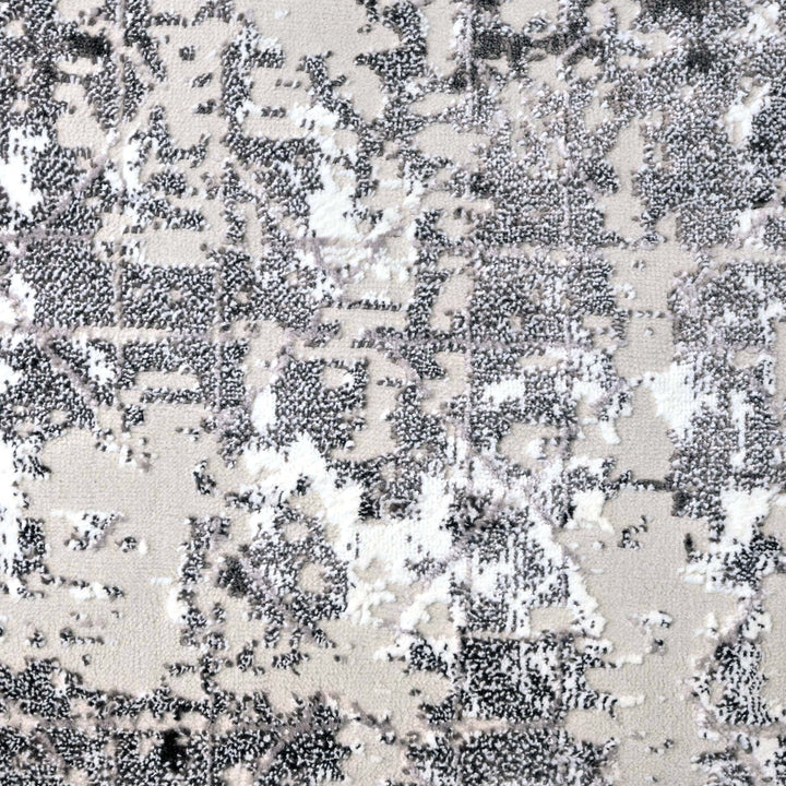 Grey Plain Turkish Rug 5X8 ft