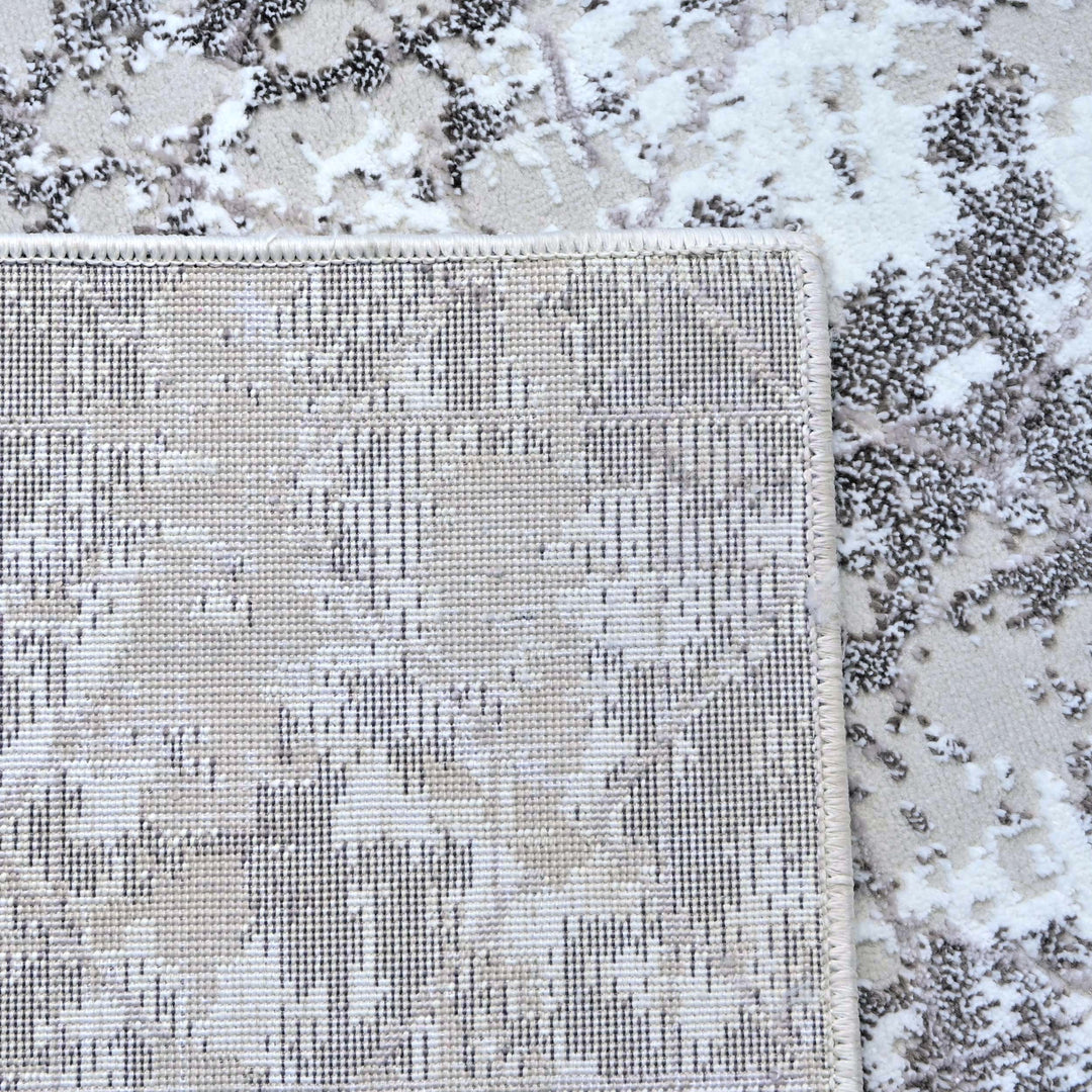 Grey Plain Turkish Rug 5X8 ft