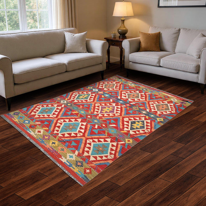 Afghani Kilim - 4x6 Ft