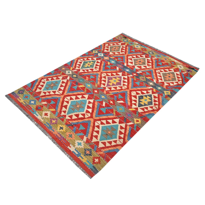 Afghani Kilim - 4x6 Ft