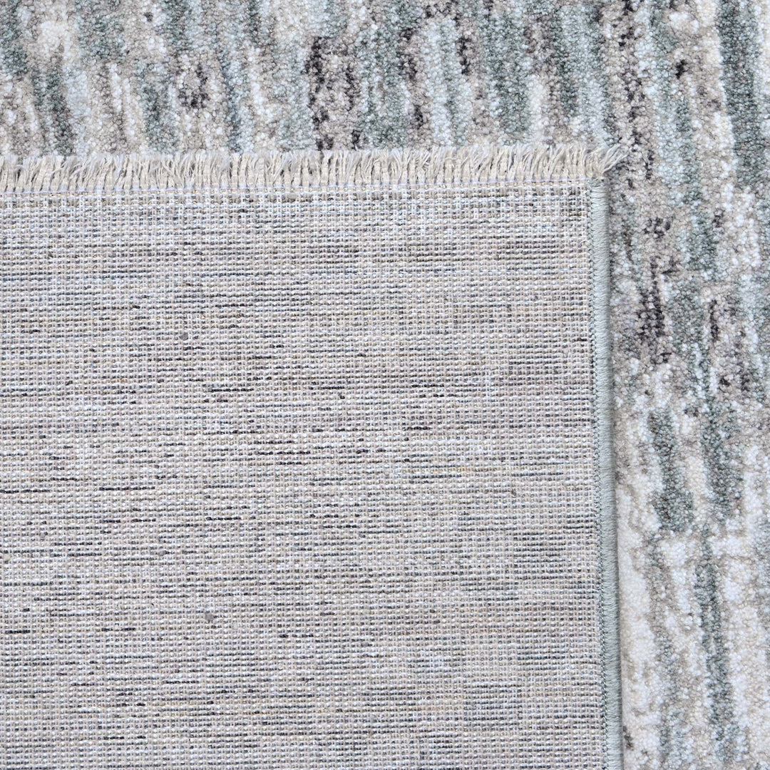 Grey Plain Turkish Rug 5X8 ft