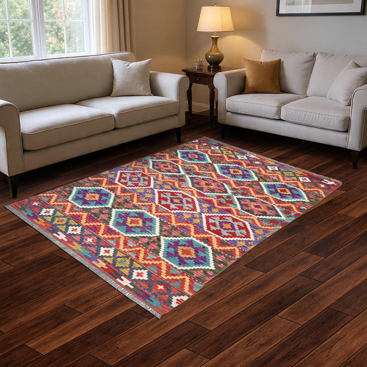 Afghani Kilim - 4x6 Ft