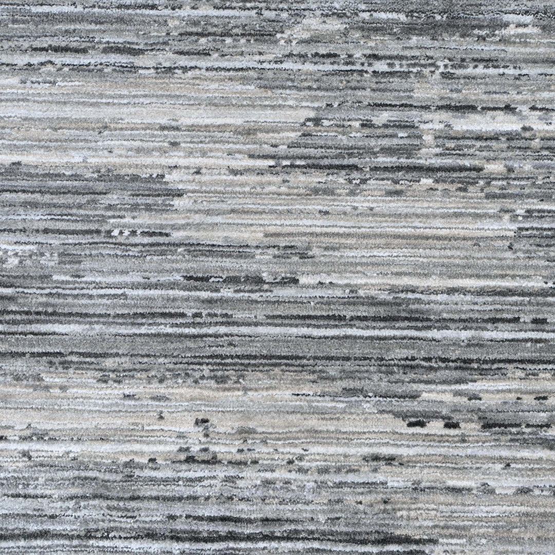 Grey Plain Turkish Rug 5X8 ft