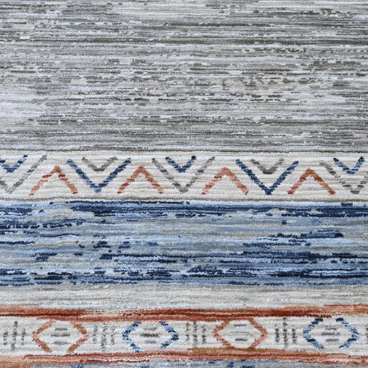 Grey Plain Turkish Rug 5X8 ft