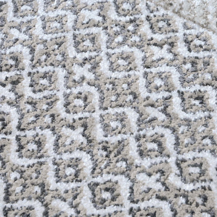 Grey Stripe Turkish Rug 5X8 ft