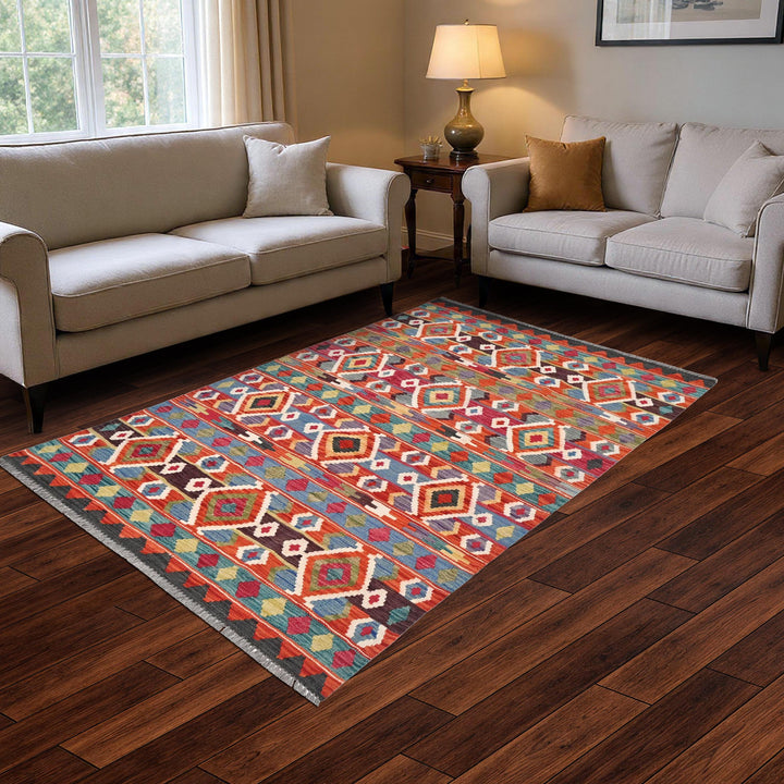 Afghani Kilim - 4x6 Ft