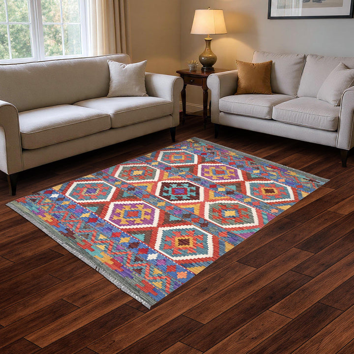Afghani Kilim - 4x6 Ft