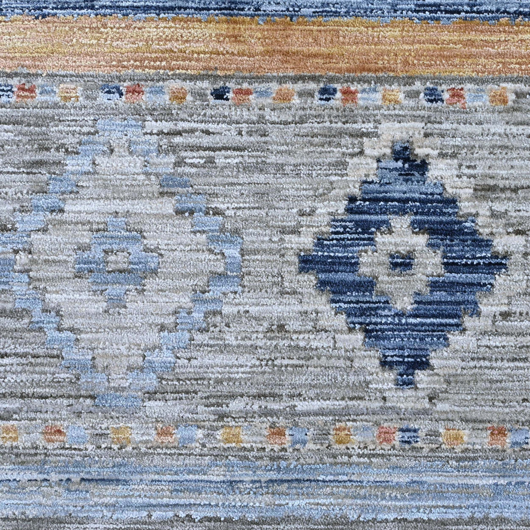Multi Abstract Turkish Rug 5X8 ft